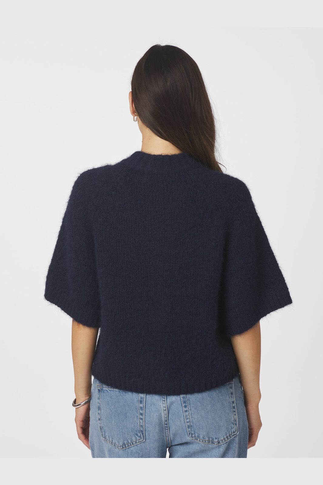 Neo Noir - Benuta Fluffy Knit Cardigan 165816 - 141 - Navy