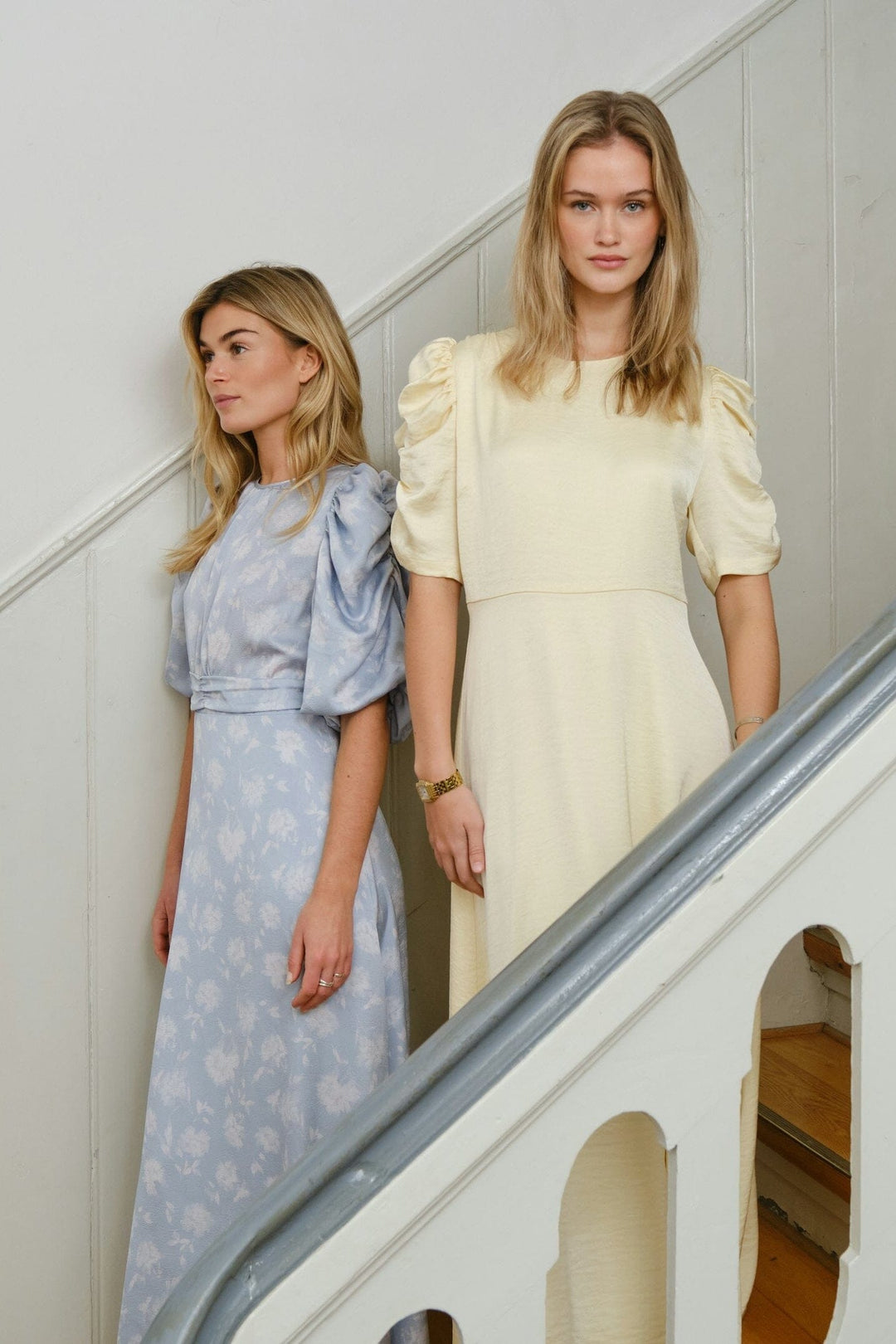 Neo Noir - Benuti Solid Dress 166584 - 191 - Light Yellow Kjoler 