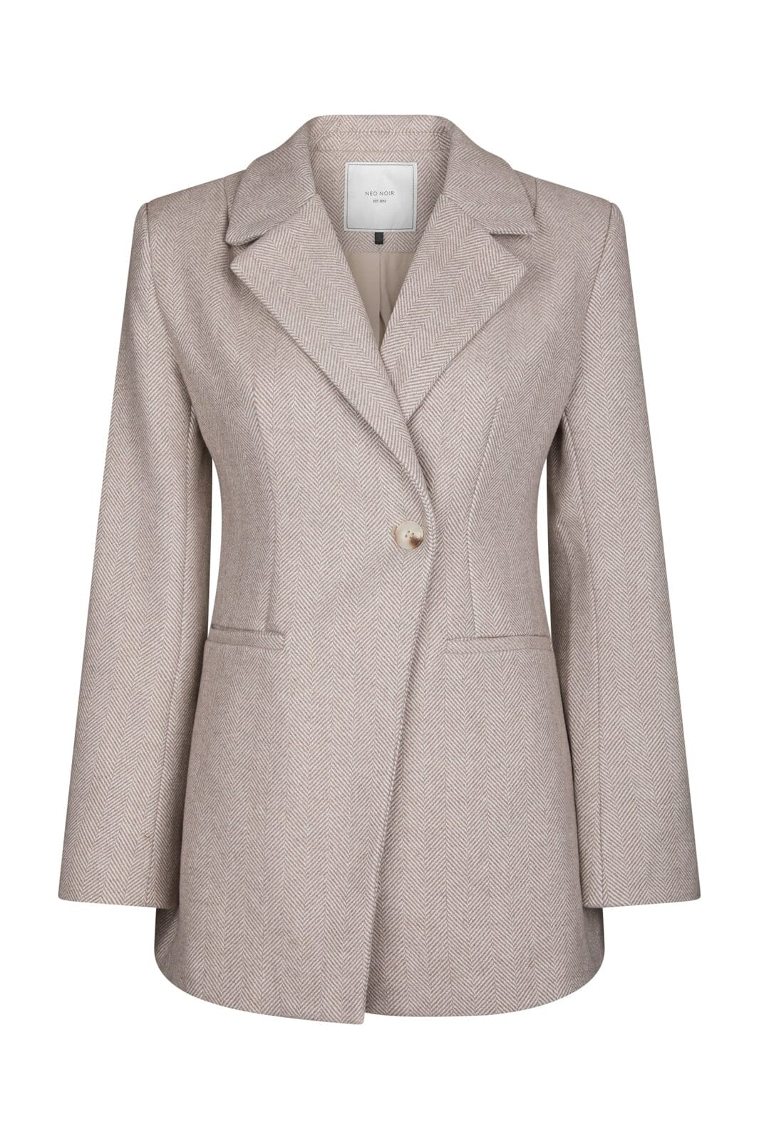 Neo Noir - Bowie Herringbone S Blazer 167664 - 213 - Sand