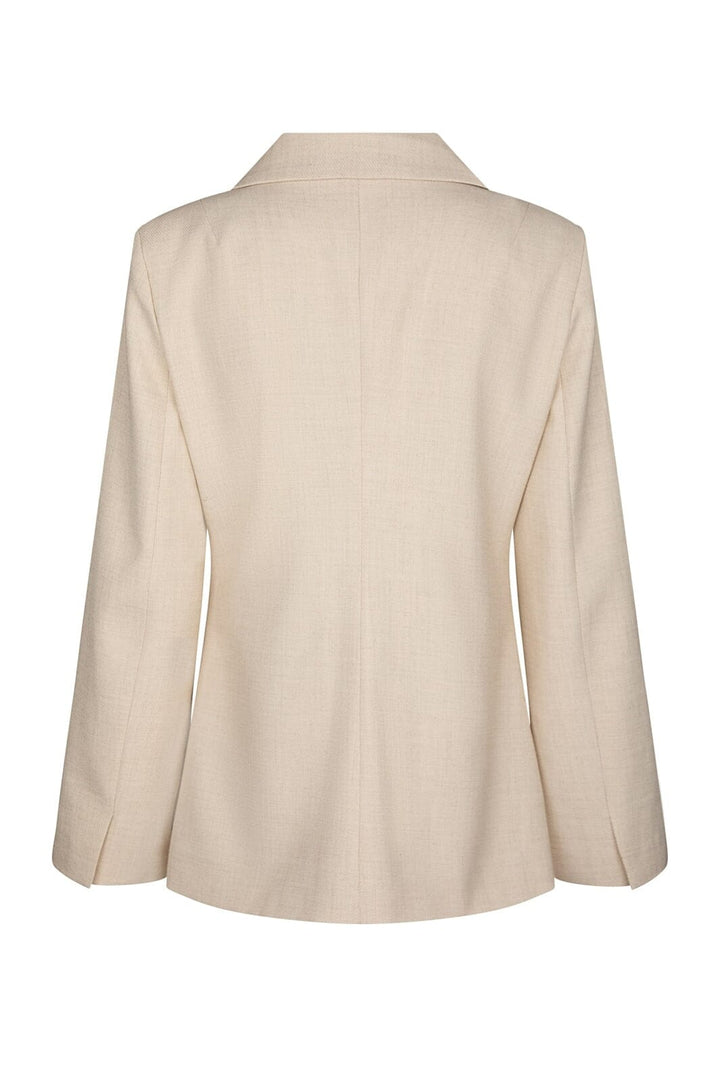 Neo Noir - Carmia Melange Tie Blazer 168227 - 976 - Beige Melange