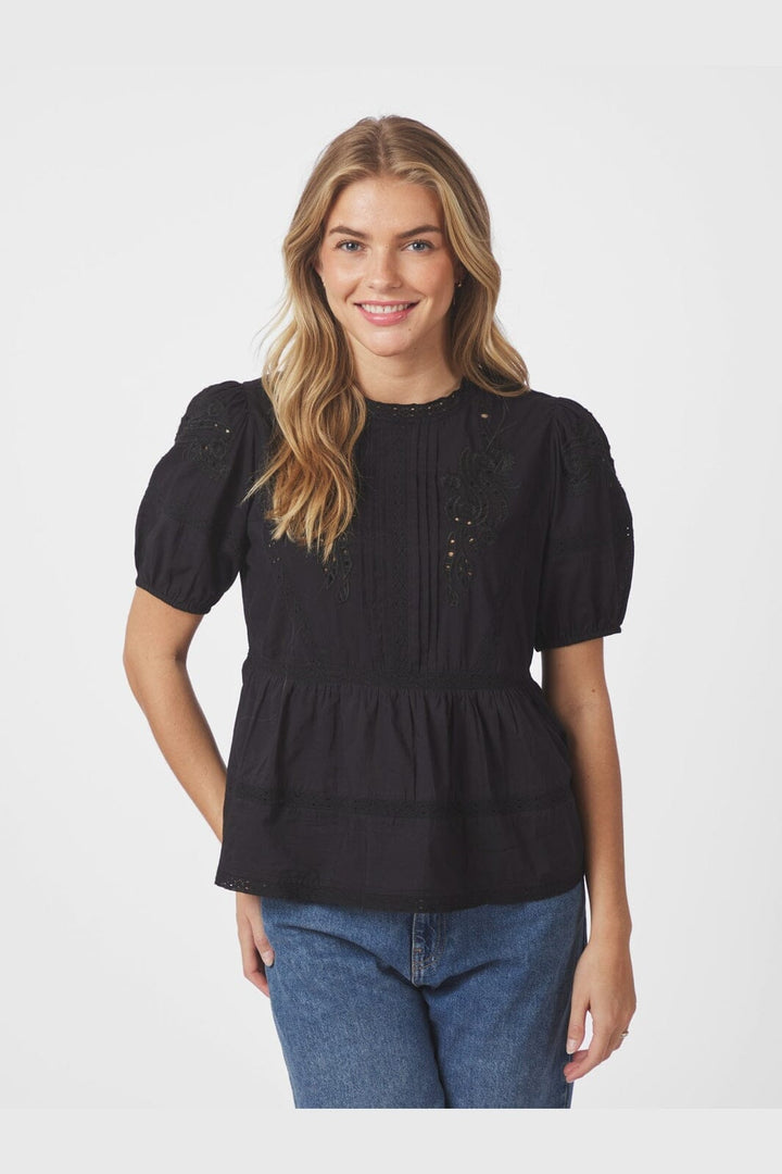 Neo Noir - Carnita Blouse 166753 - 100 - Black