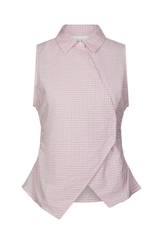 Neo Noir - Celest Check Top 169021 - 754 - Light Pink