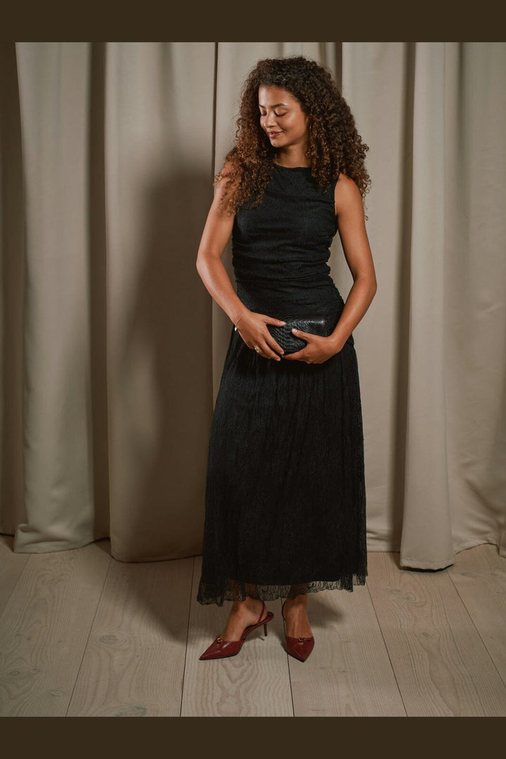 Neo Noir - Cludine Lace Dress 170542 - 100 - Black