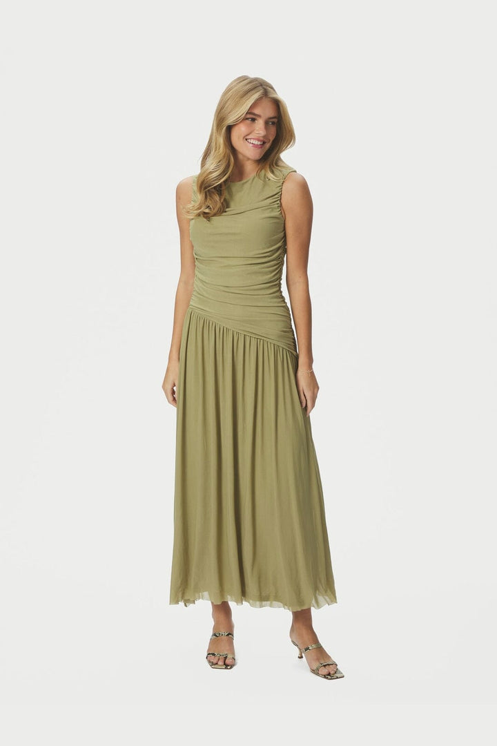 Neo Noir - Cludine Mesh Dress 166157 - 340 - Sage Green