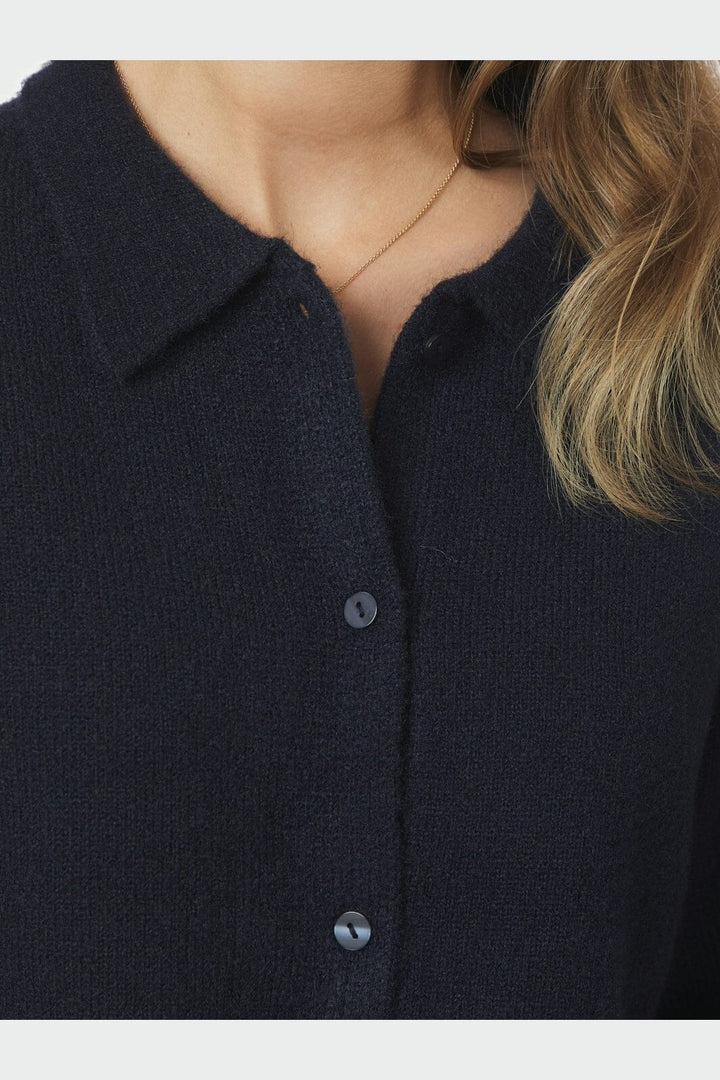 Neo Noir - Cunna Knit Blouse 166251 - 141 - Navy