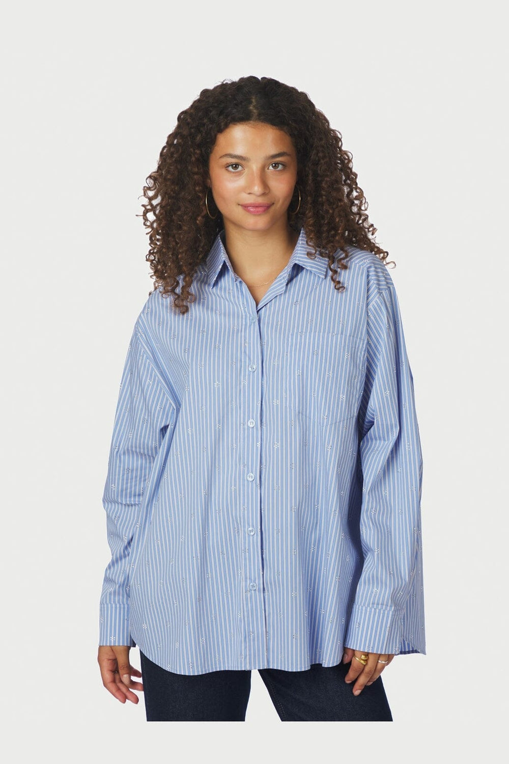 Neo Noir - Dalma Decoration Shirt 166911 - 145 - Light Blue