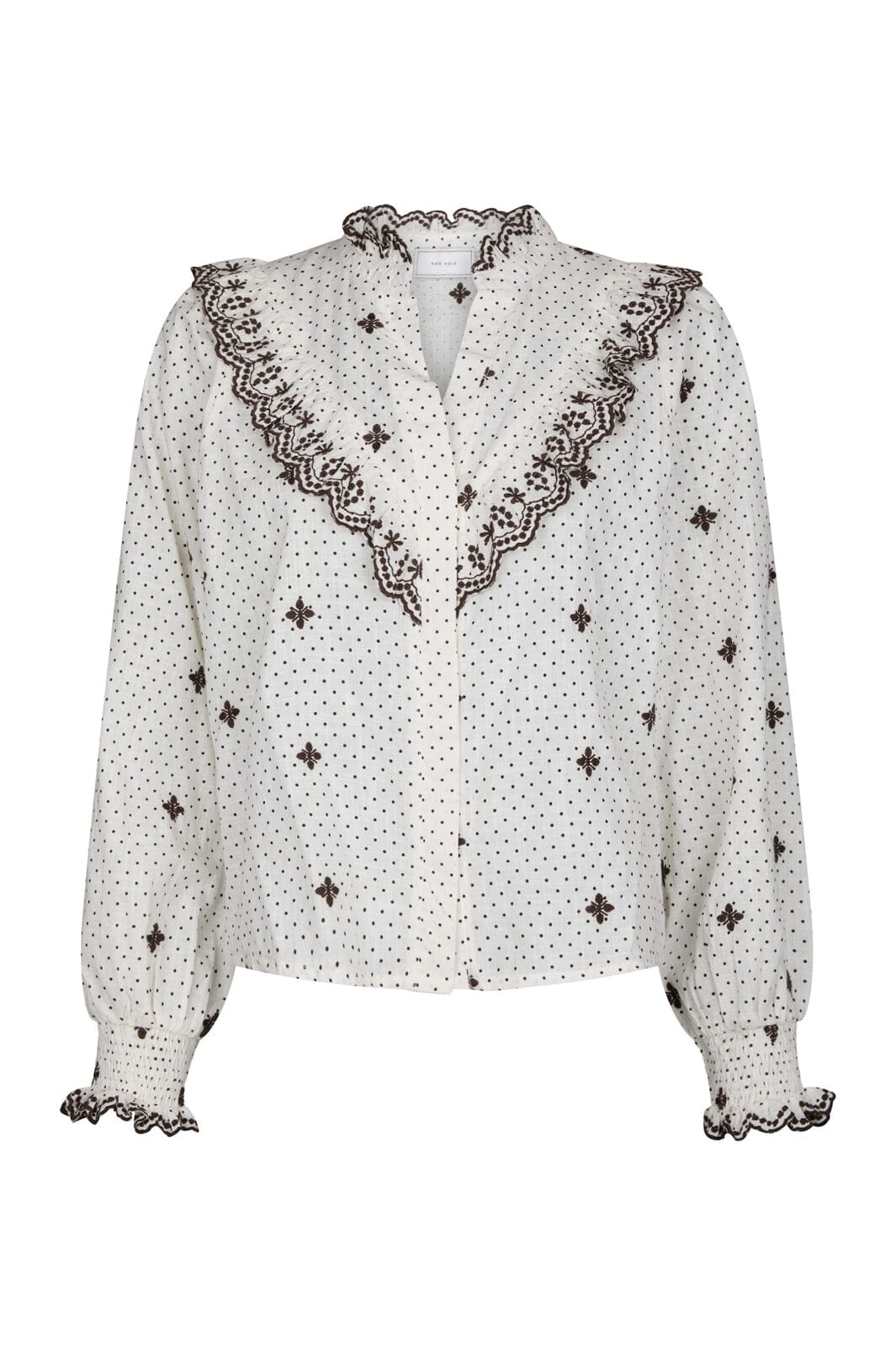Neo Noir - Degas Dot Blouse 167708 - 121 - Off White