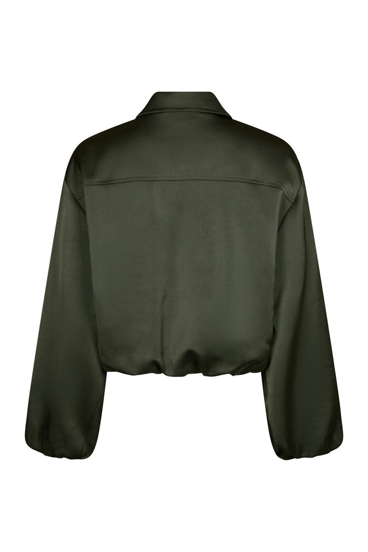 Neo Noir - Denielle Heavy Sateen Jacket 167474 - 591 - Deep Green