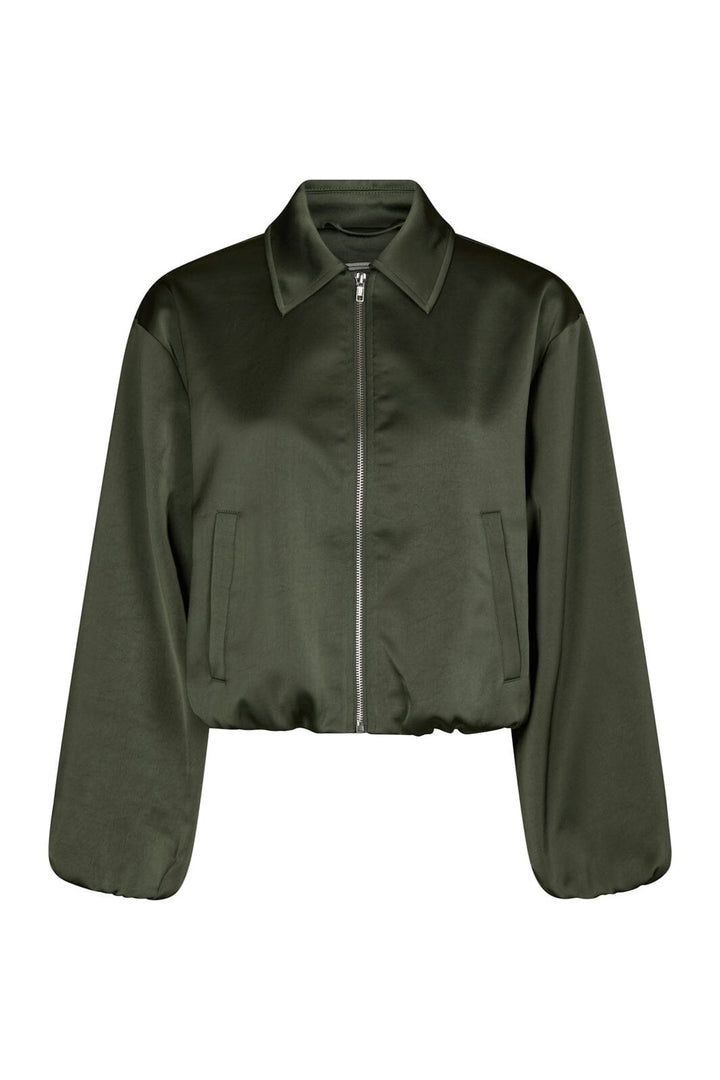 Neo Noir - Denielle Heavy Sateen Jacket 167474 - 591 - Deep Green