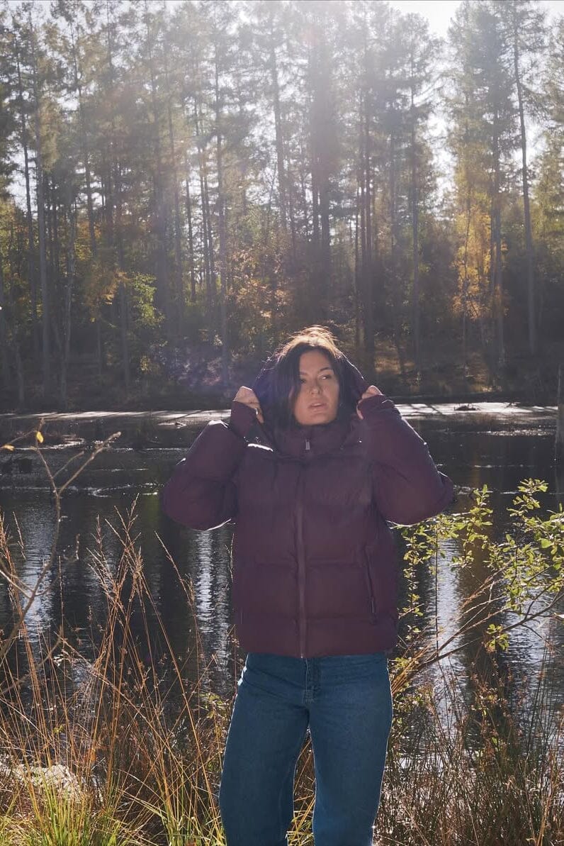 Neo Noir - Fox C Puffer Jacket 158082 - 162 - Bordeaux Jakker 