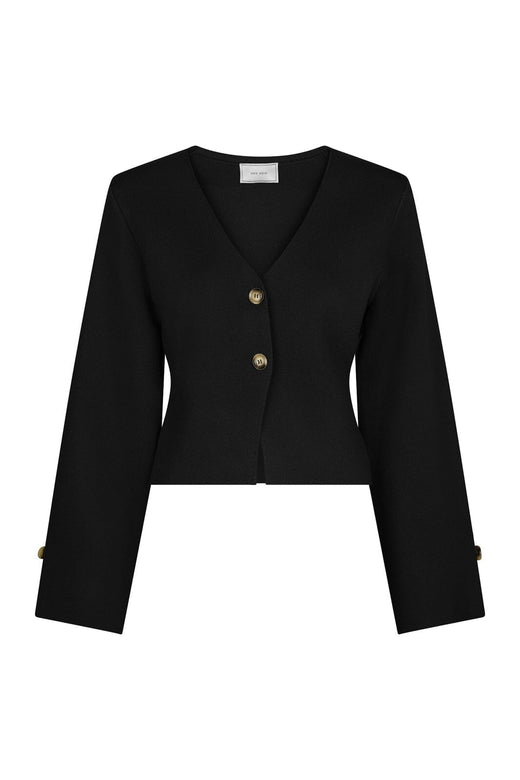 Neo Noir - Fulvia Knit Blouse 167244 - 100 - Black