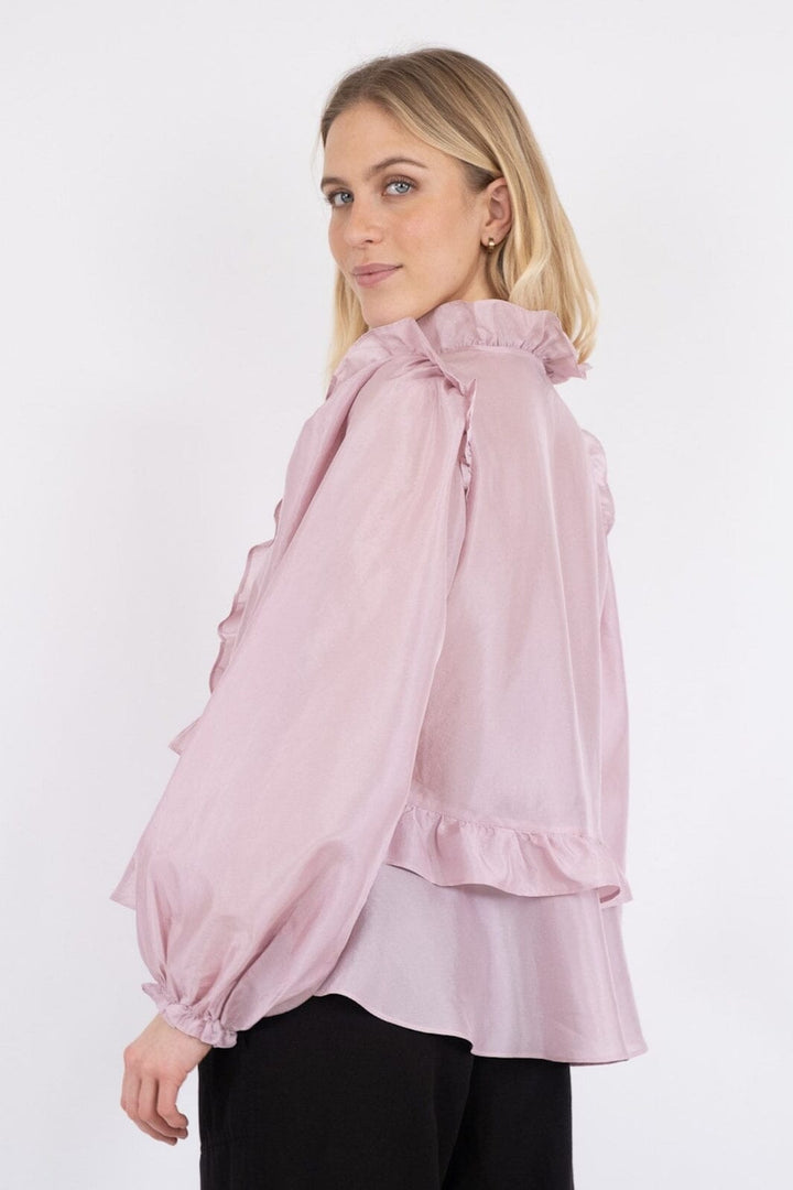 Neo Noir - Hawaii Solid Blouse - ROSE Bluser 