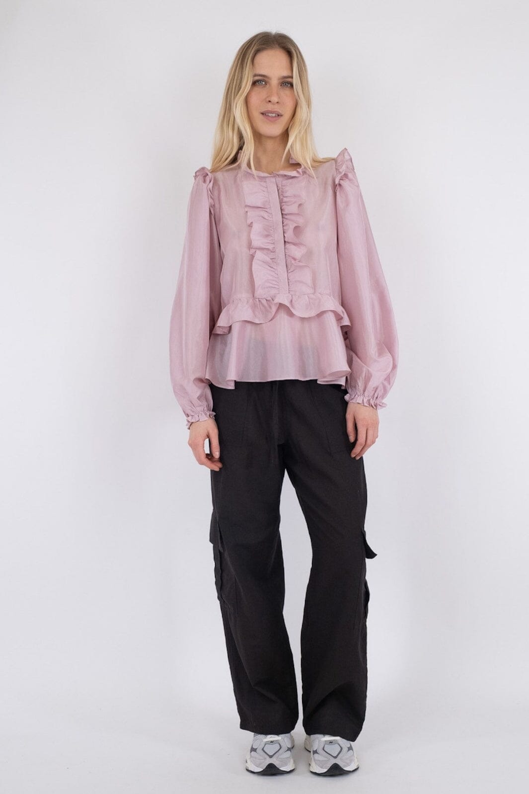 Neo Noir - Hawaii Solid Blouse - ROSE Bluser 
