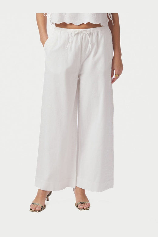 Neo Noir - Heifa Embroidery Pants 169114 - 120 - White