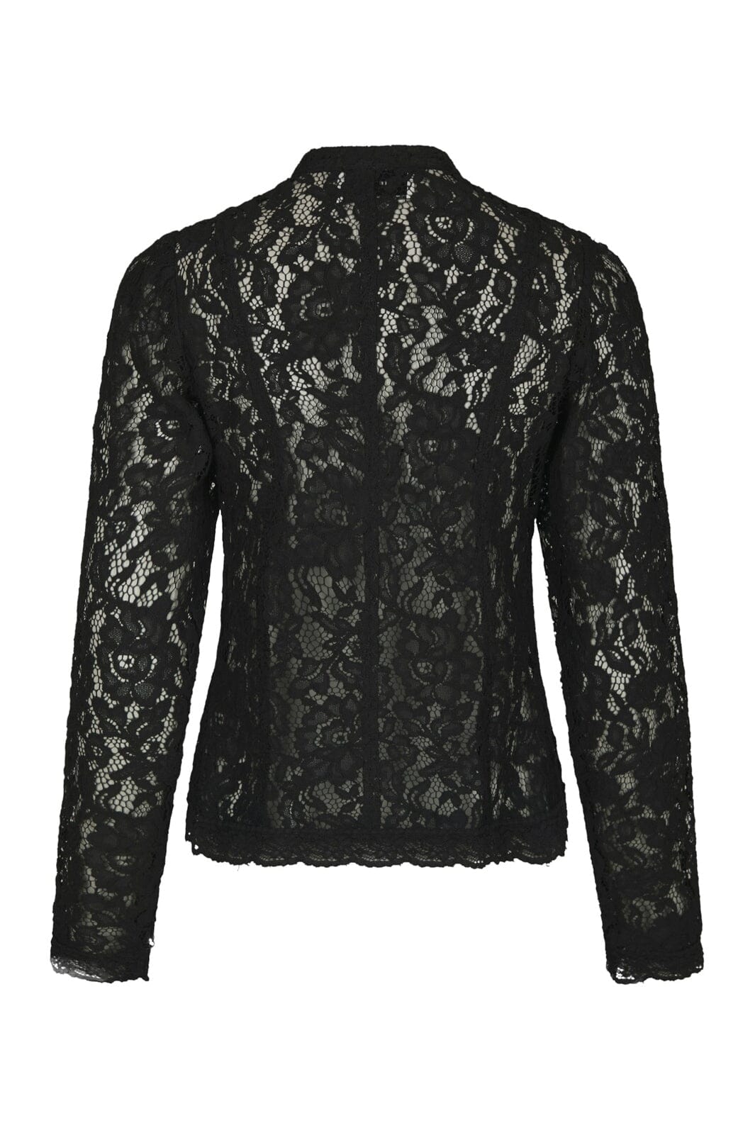 Neo Noir - Hera Lace Flower Blouse 169628 - 100 - Black