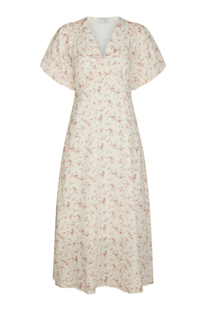Neo Noir - Illana Print Dress 165994 - 630 - Dusty Rose