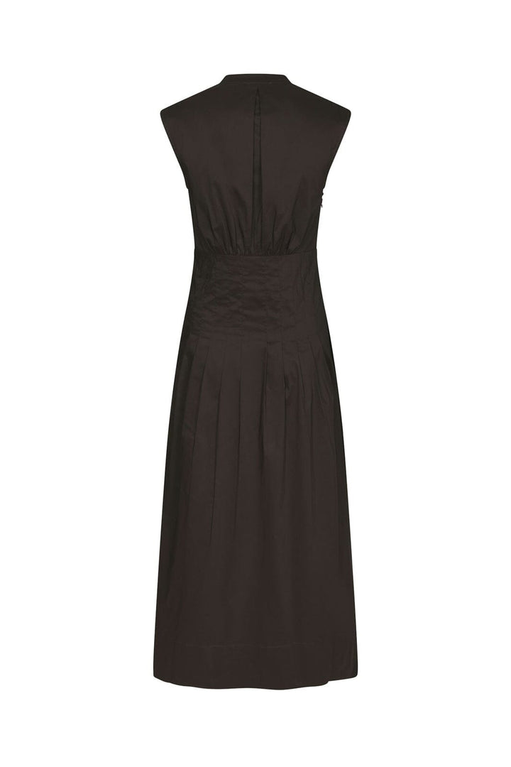 Neo Noir - Irena Poplin Dress 168329 - 584 - Chocolate Brown