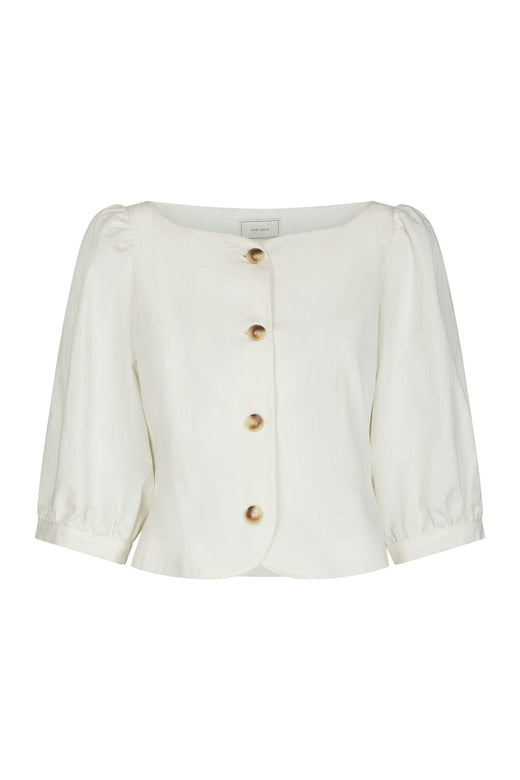 Neo Noir - Jeannie Twill Blouse 167719 - 121 - Off White