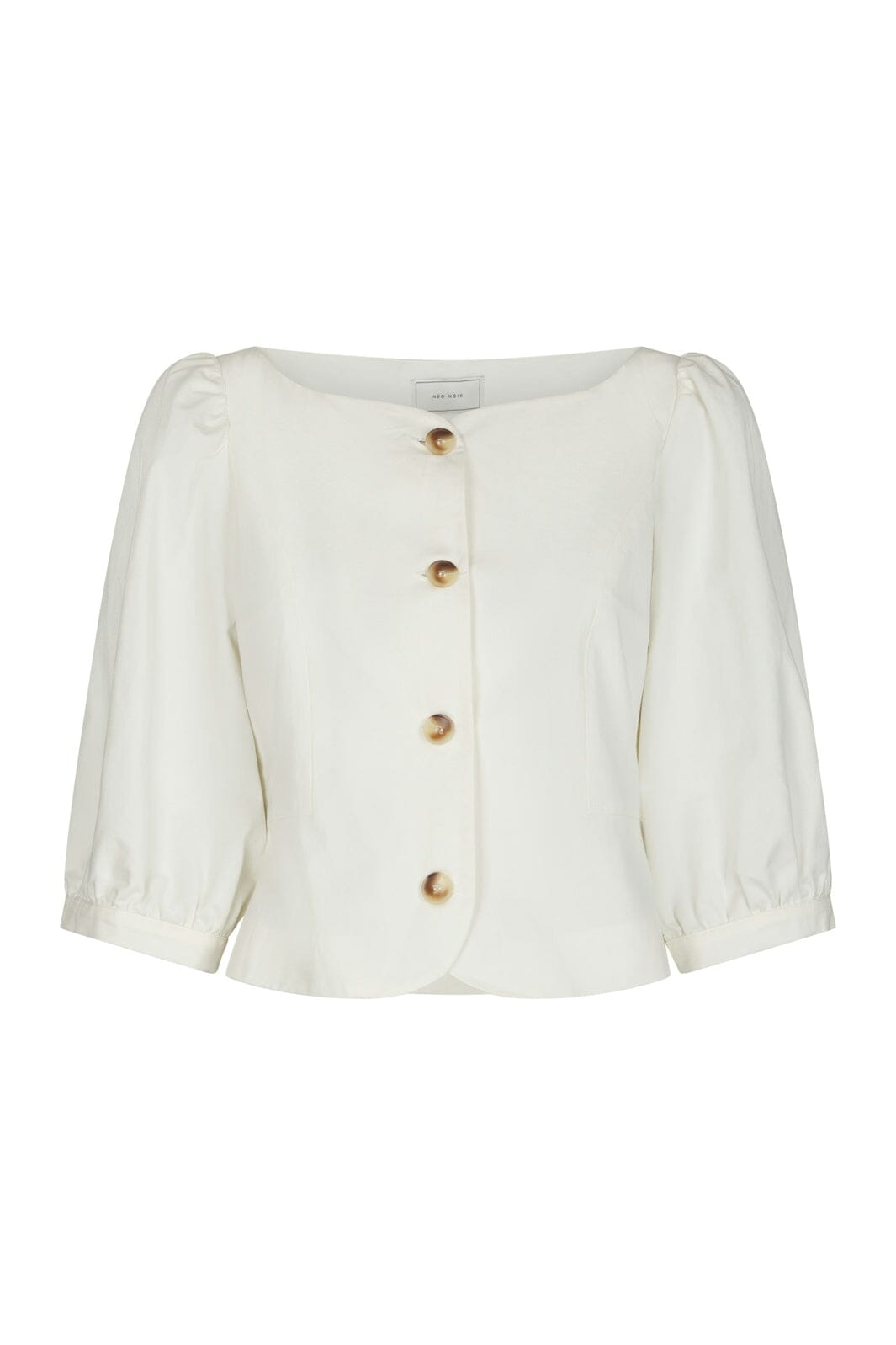 Neo Noir - Jeannie Twill Blouse 167719 - 121 - Off White