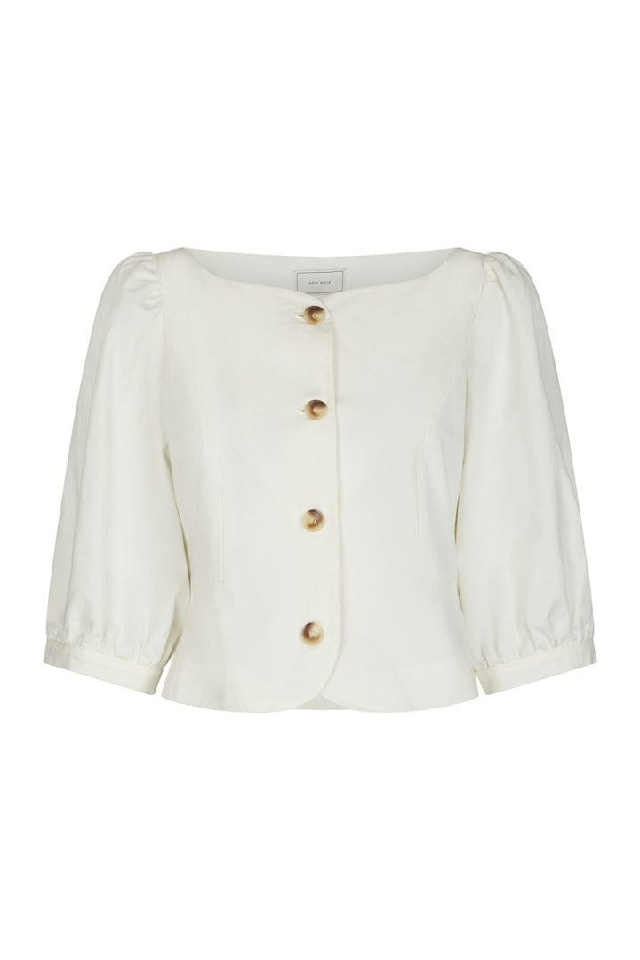 Neo Noir - Jeannie Twill Blouse 167719 - 121 - Off White