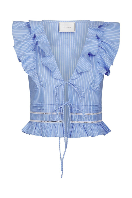 Neo Noir - Jolia Stripe Top 169346 - 145 - Light Blue