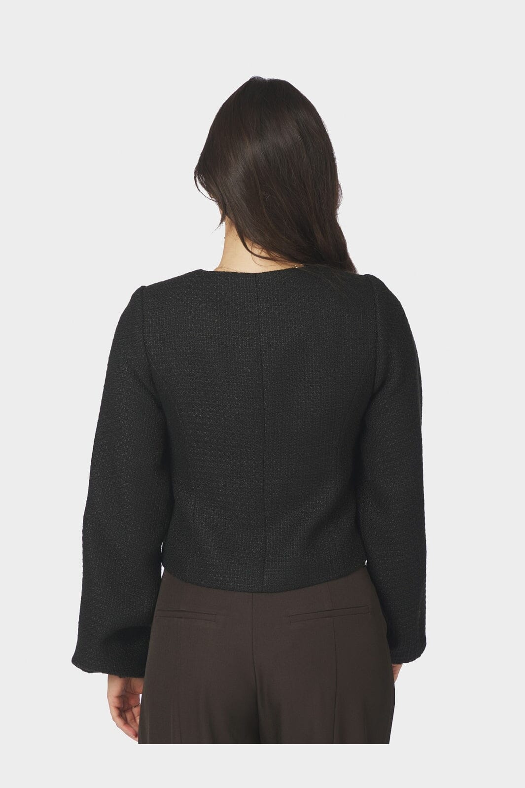 Neo Noir - Junette Boucle Jacket 170179 - 100 - Black