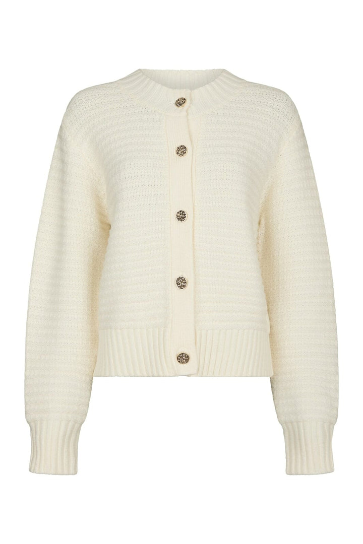 Neo Noir - Kamilli Knit Cardigan 165995 - 122 - Creme