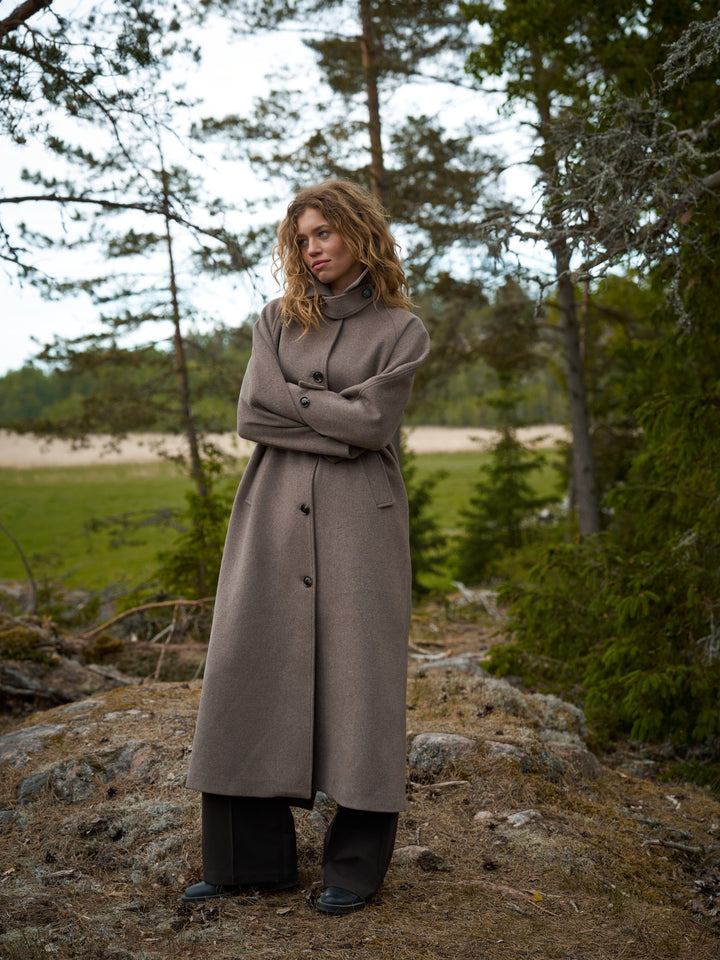 Neo Noir - Keaton Wool Coat 165499 - 214 - Taupe Jakker 