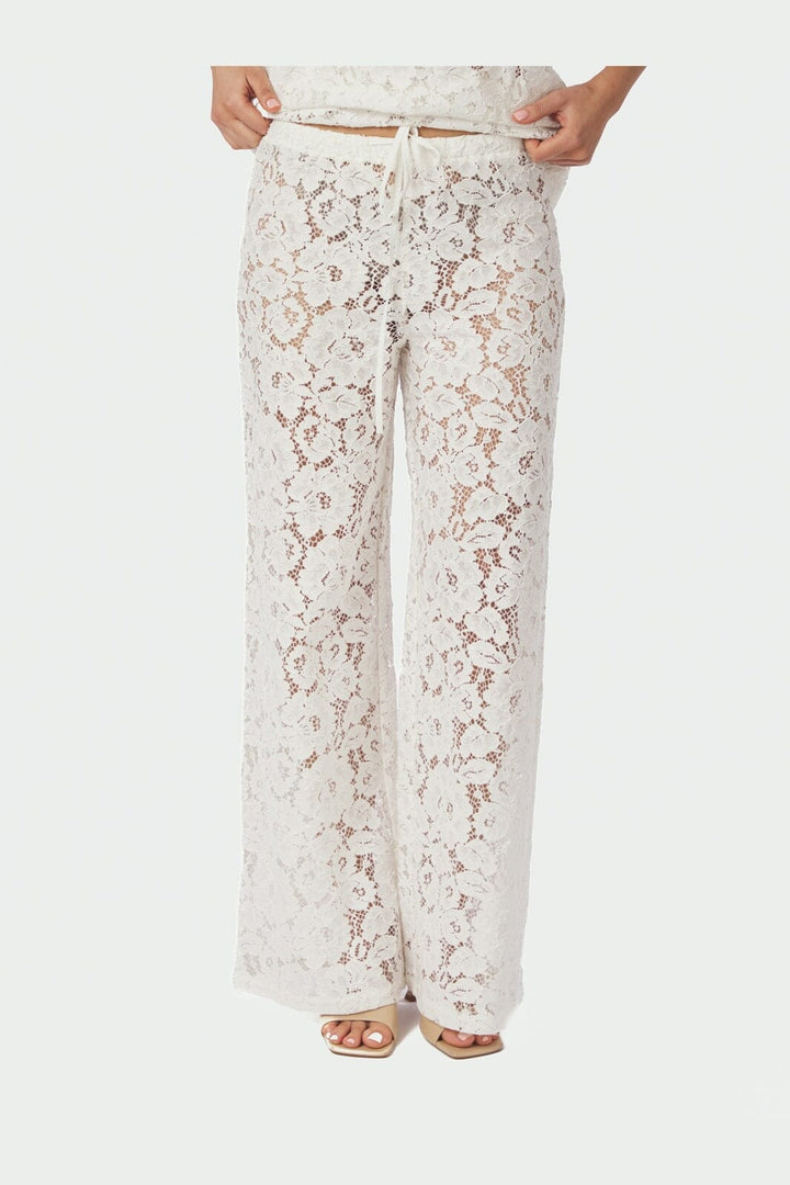 Neo Noir - Kelans Lace Pants 167747 - 121 - Off White