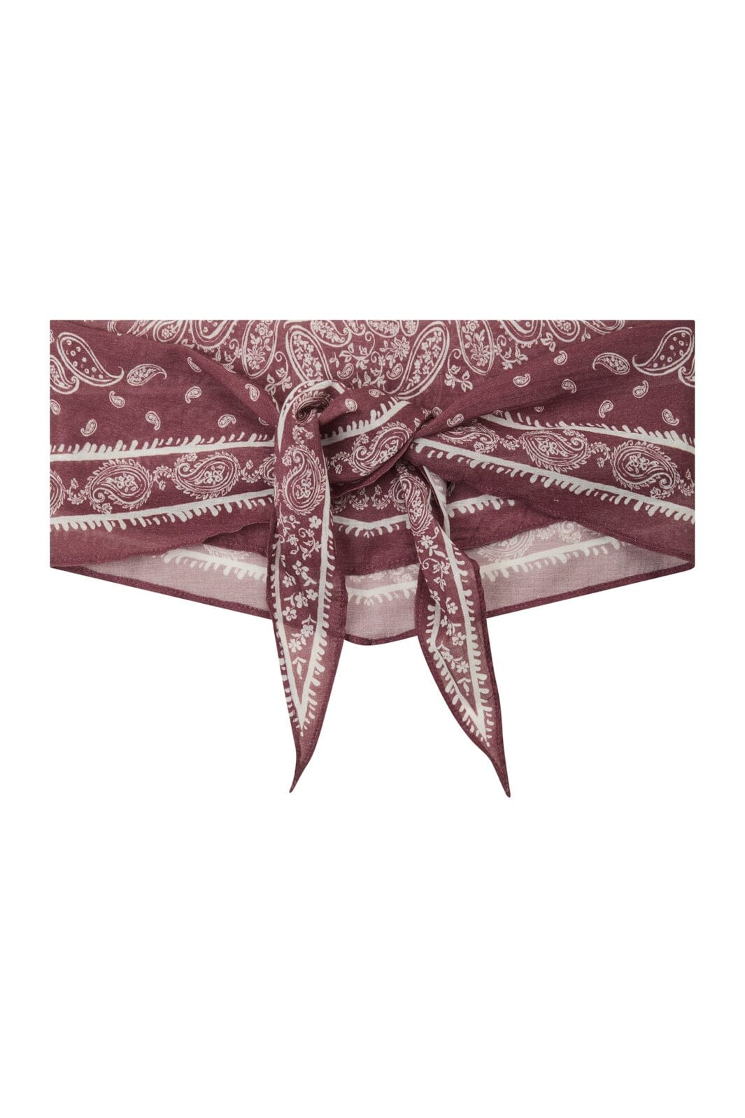 Neo Noir - Kinessa Paisley Scarf 164346 - 393 - Dark Rose