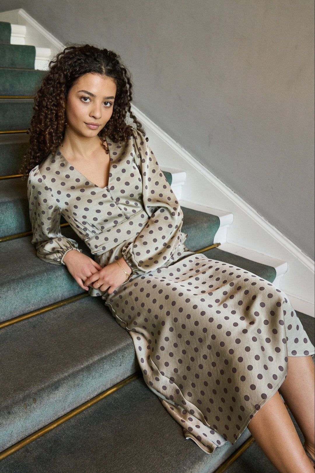 Neo Noir - Lola Dotted Skirt 167742 - 236 - Pistachio Nederdele 