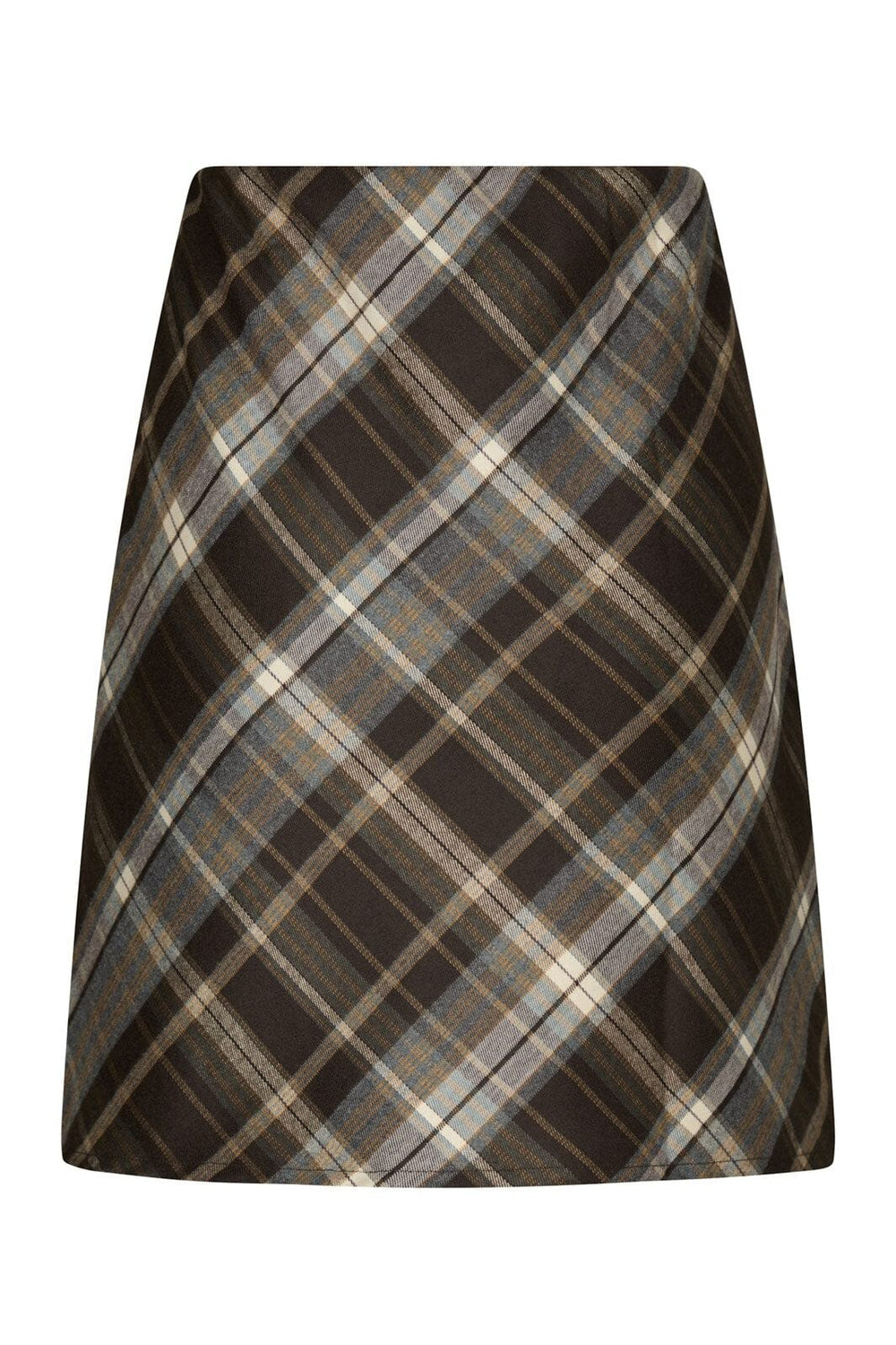 Neo Noir - Lunna Check Skirt 165705 - 210 - Brown