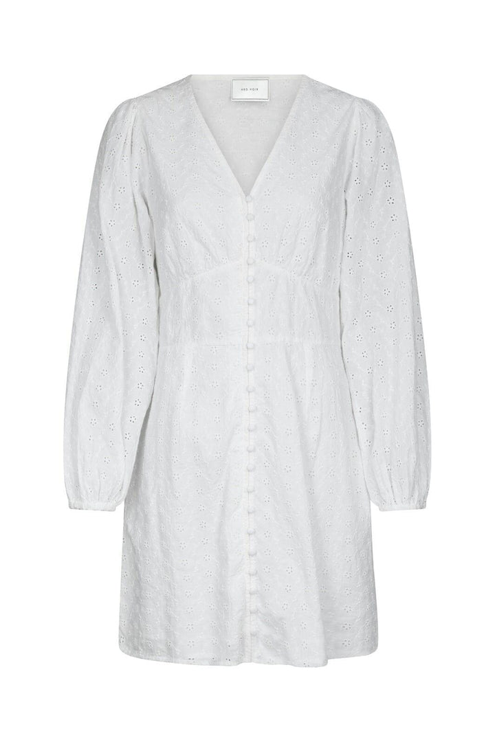Neo Noir - Mabel Embroidery Dress 168428 - 120 - White