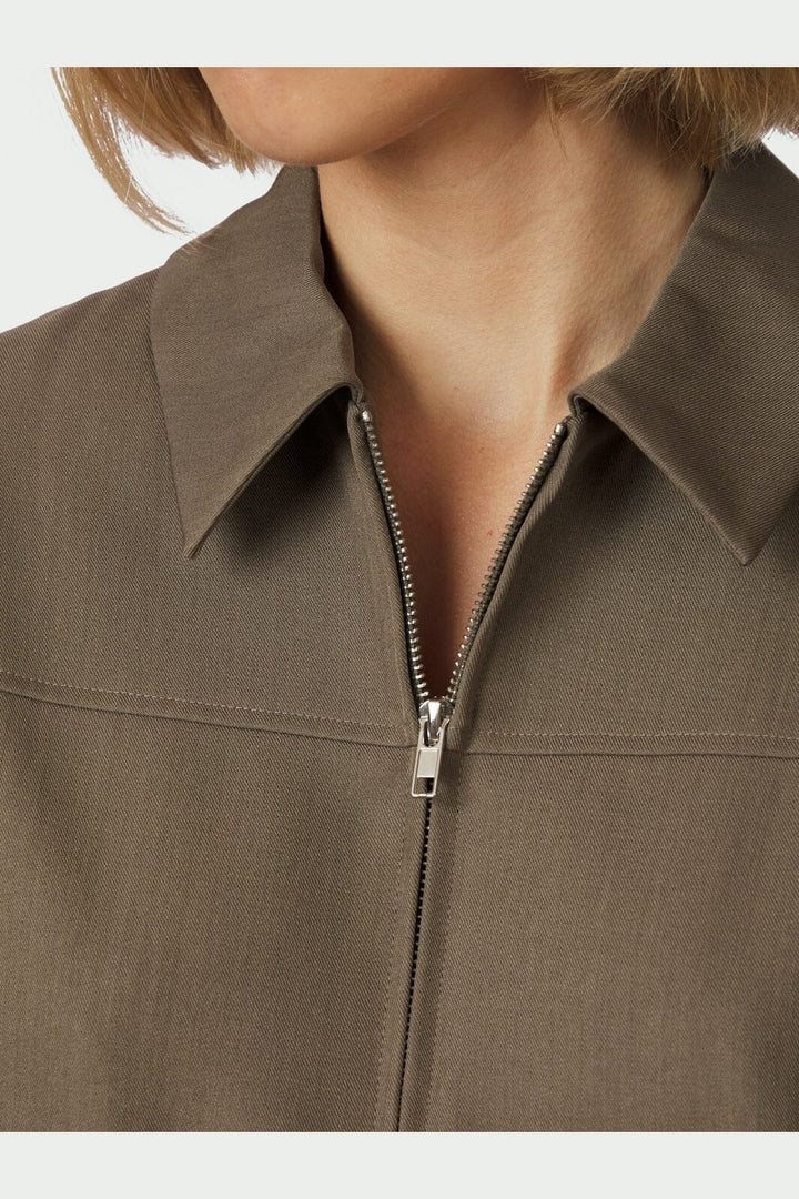 Neo Noir - Madicken Structure Blouse 167242 - 214 - Taupe