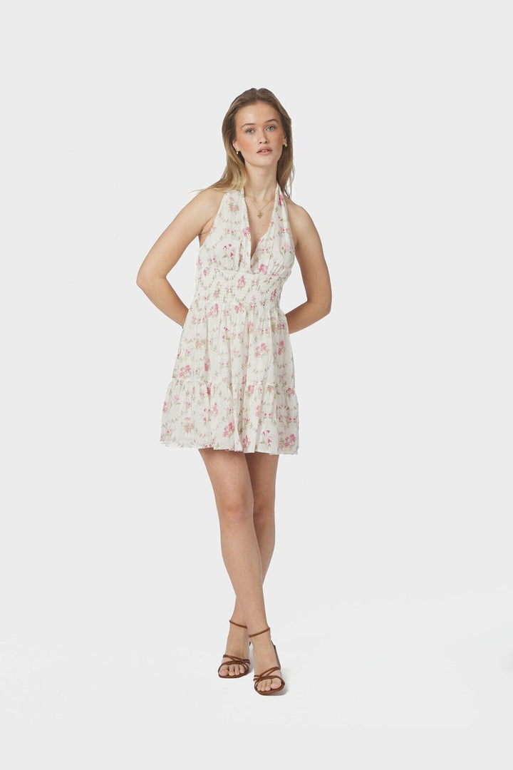Neo Noir - Magda Spring Flower Dress 167905 - 121 - Off White