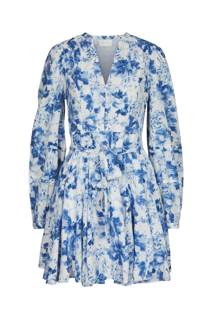 Neo Noir - Marise Print Dress 168743 - 145 - Light Blue