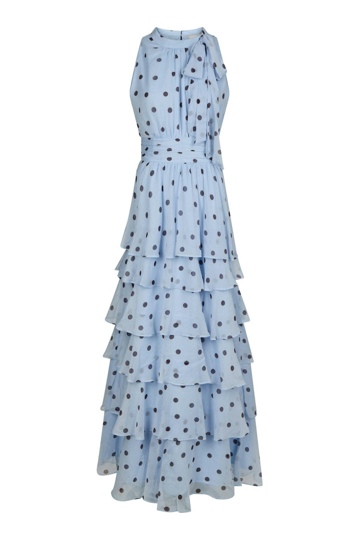Neo Noir - Marli Big Dot Dress 167758 - 145 - Light Blue Kjoler 