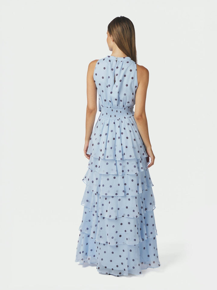 Neo Noir - Marli Big Dot Dress 167758 - 145 - Light Blue Kjoler 