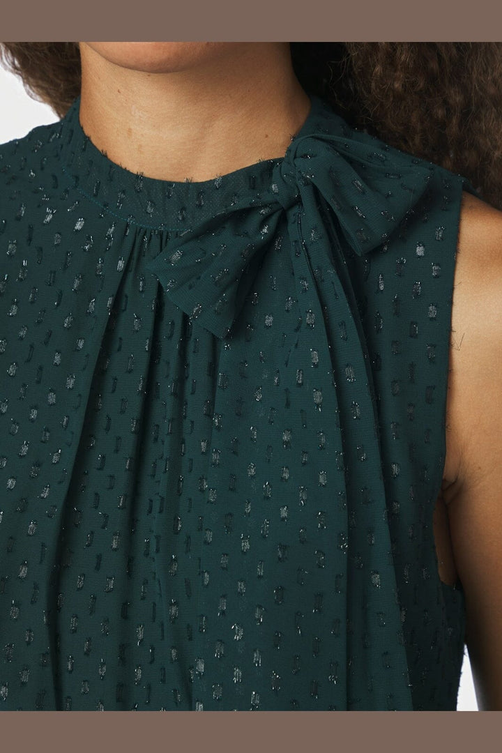 Neo Noir - May Glitz Dress 167040 - 591 - Deep Green