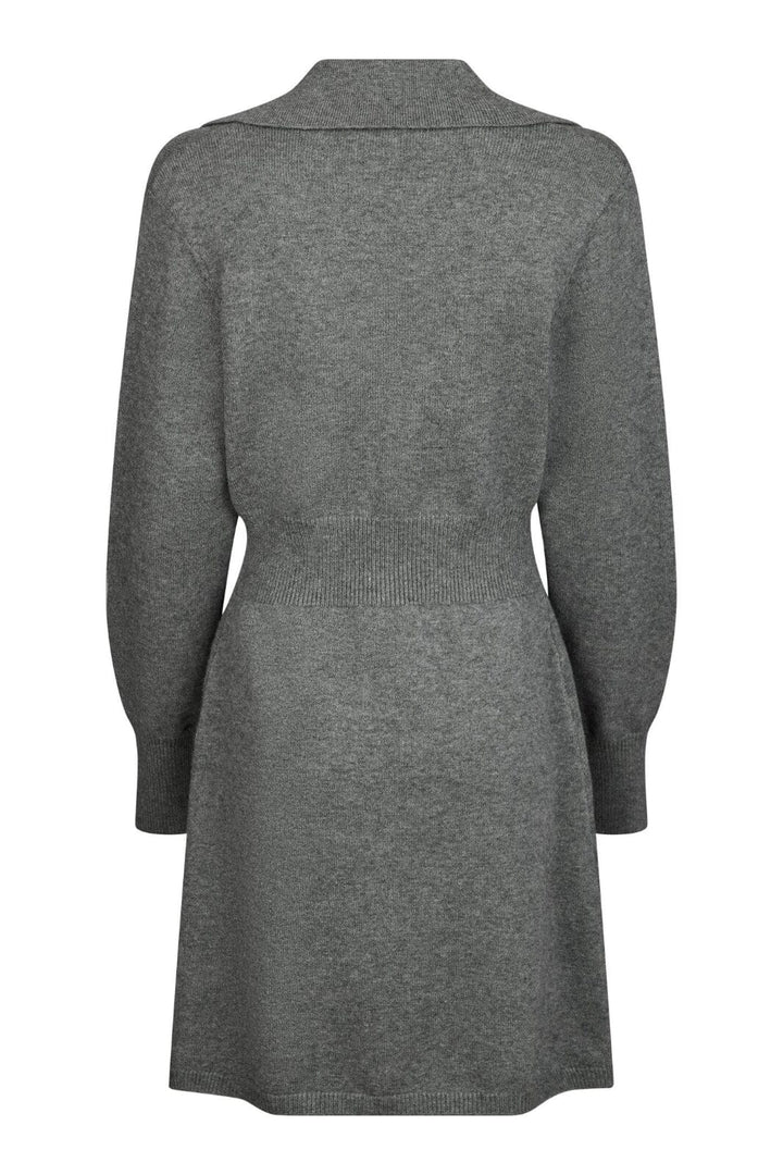 Neo Noir - Melia Knit Dress 164954 - 107 - Dark Grey Melange