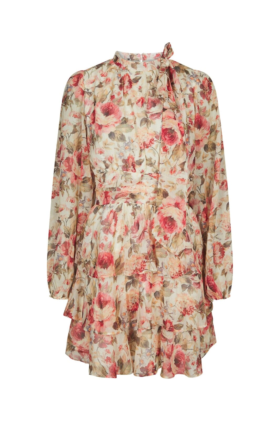 Neo Noir - Mio Vintage Flower Dress 168488 - 122 - Creme