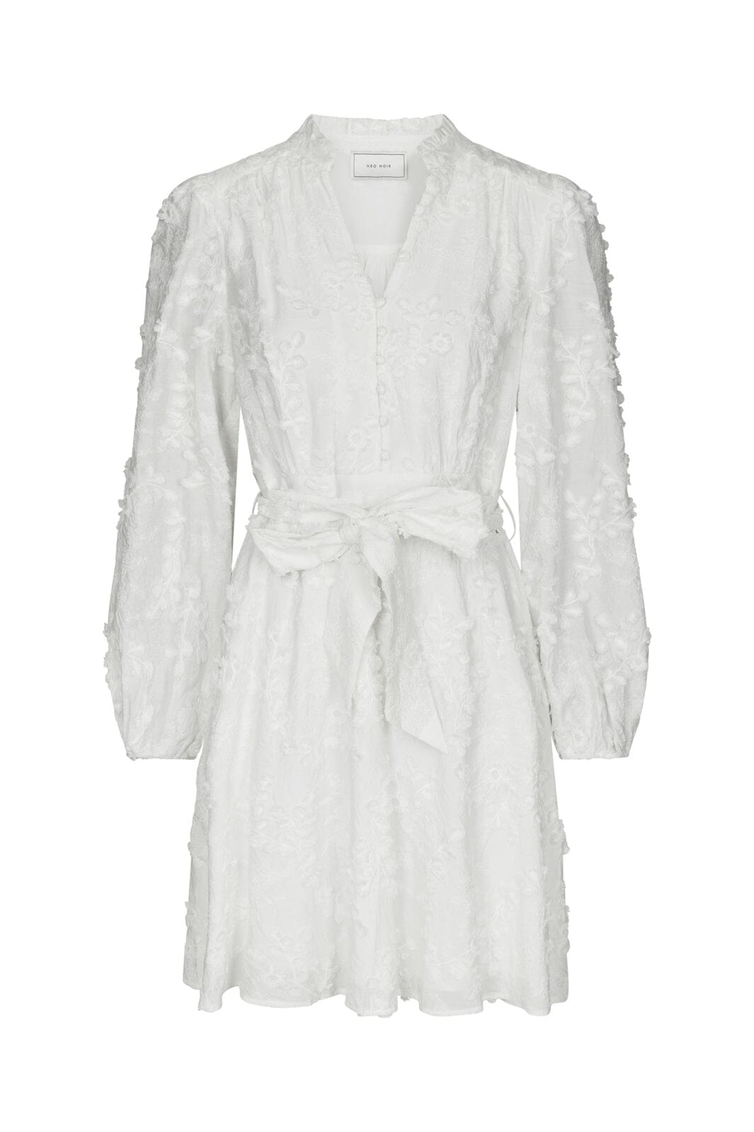 Neo Noir - Monnie Embroidery Dress 167899 - 120 - White