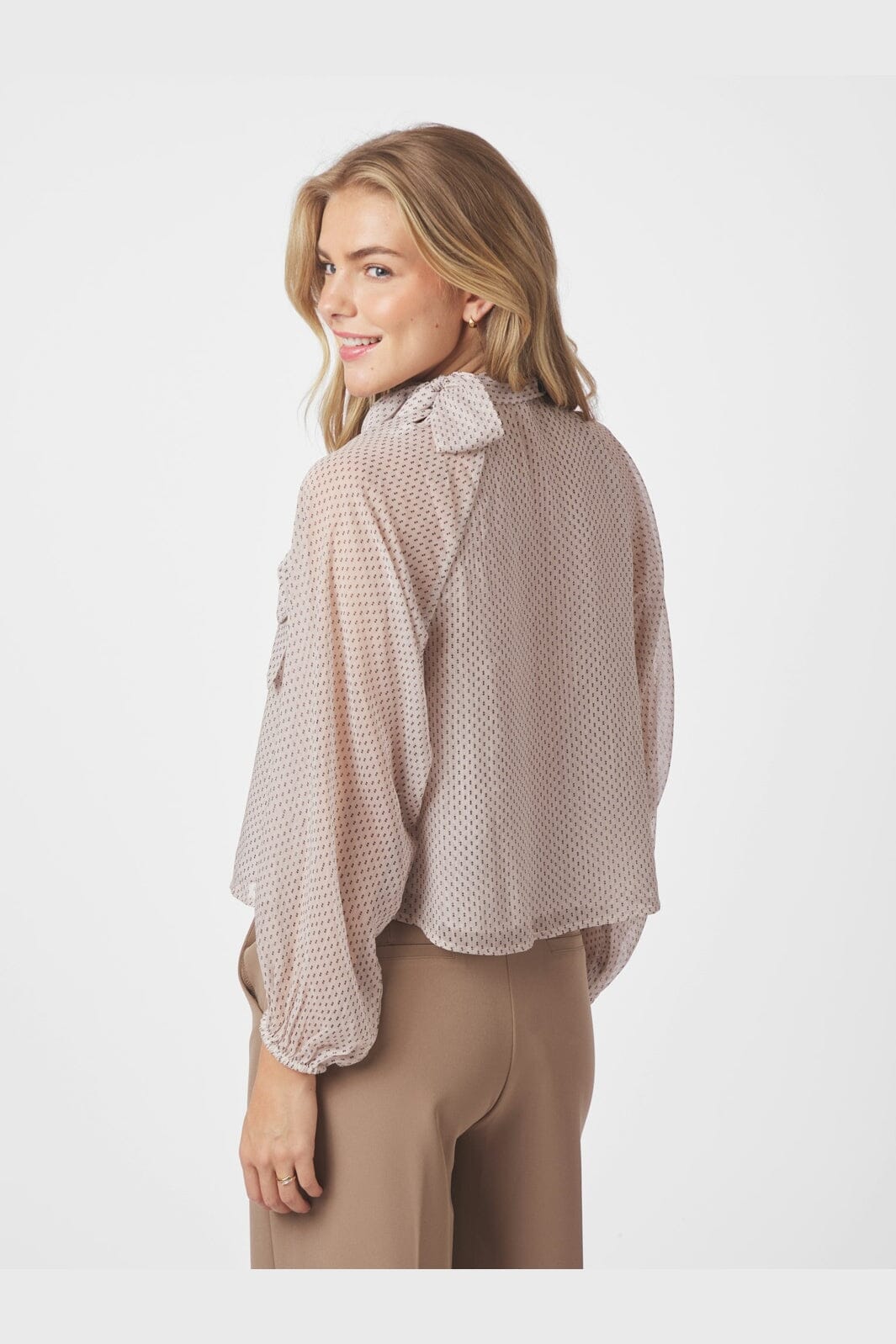 Neo Noir - Patti Double Dot Blouse 166724 - 122 - Creme