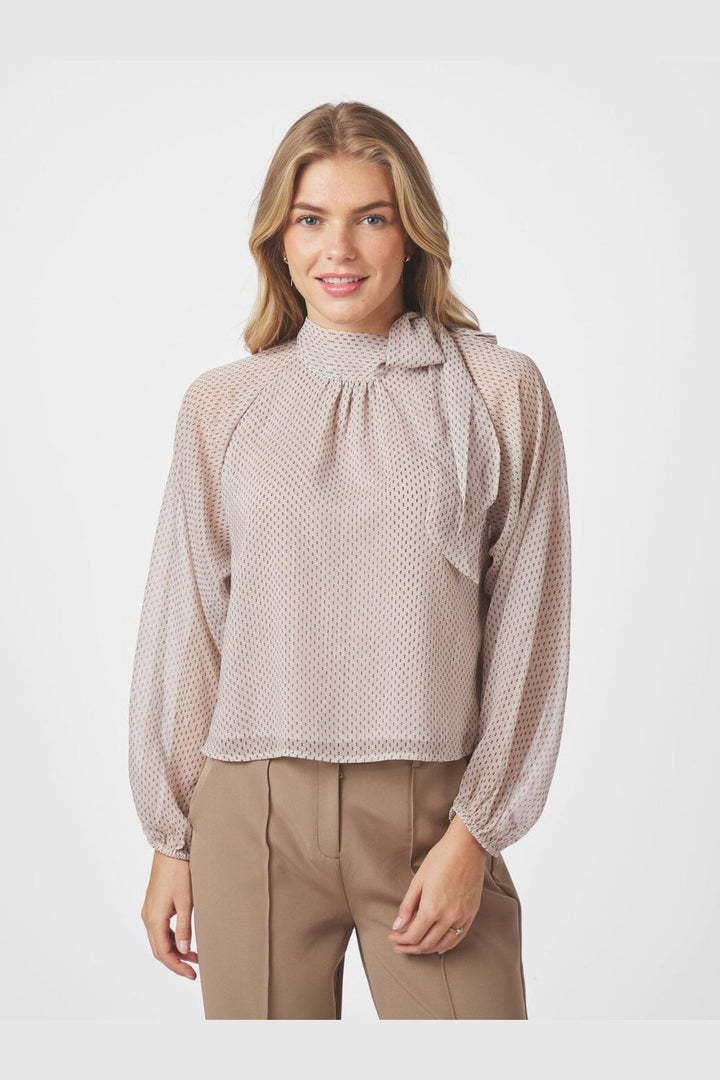 Neo Noir - Patti Double Dot Blouse 166724 - 122 - Creme