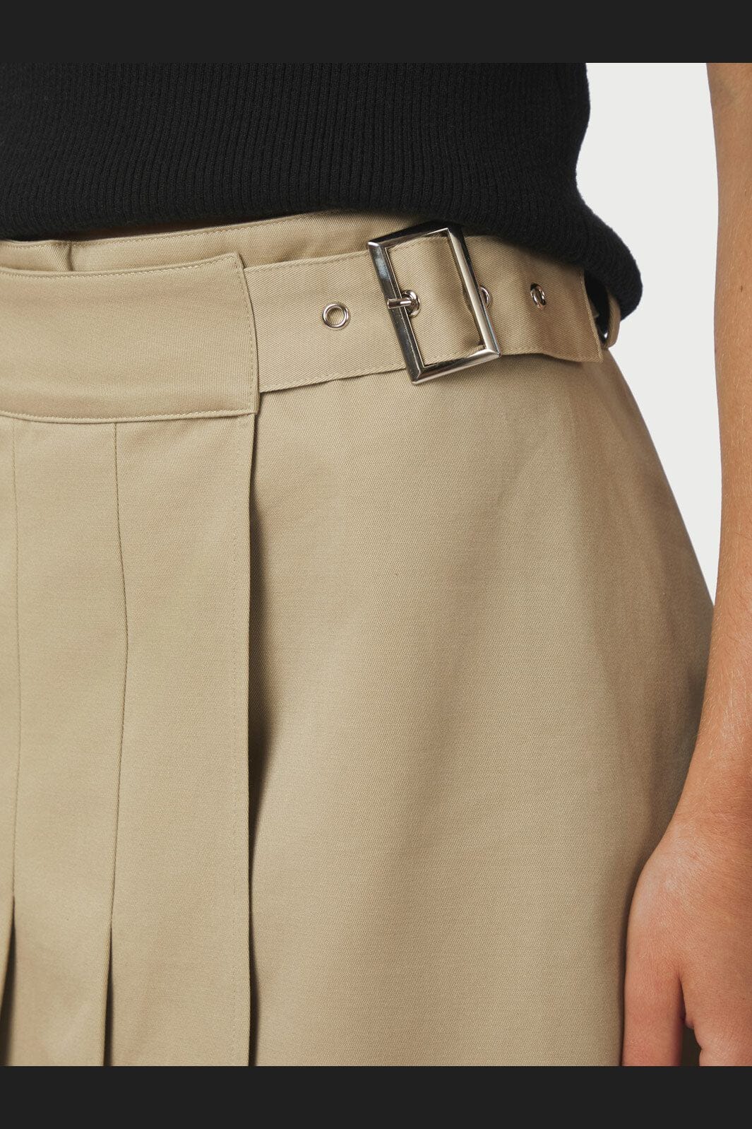 Neo Noir - Prisilla Twill Skirt 167273 - 214 - Taupe