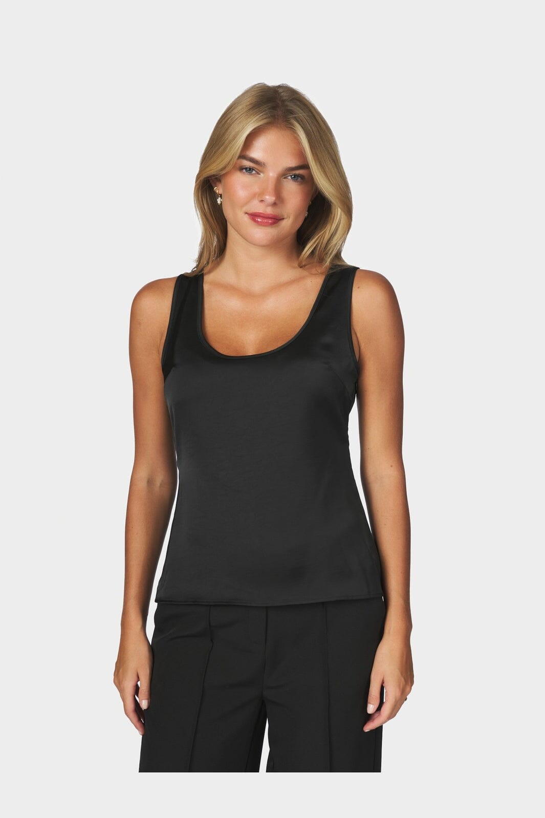 Neo Noir - Renna Heavy Sateen Top 171458 - 100 - Black