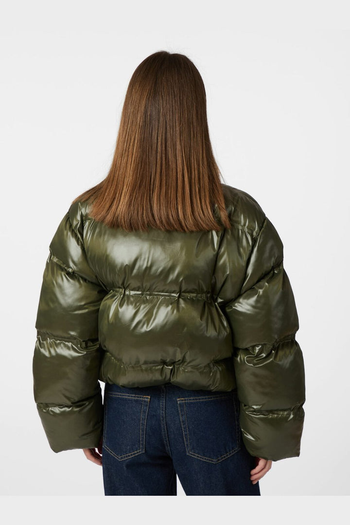 Neo Noir - Rhea Shiny Puffer Jacket 165094 - 605 - Olive