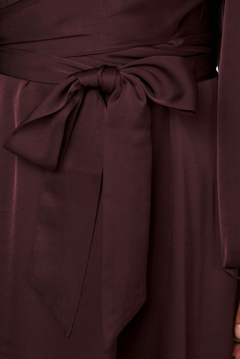 Neo Noir - Rimini Heavy Sateen Dress 163039 - 174 - Burgundy