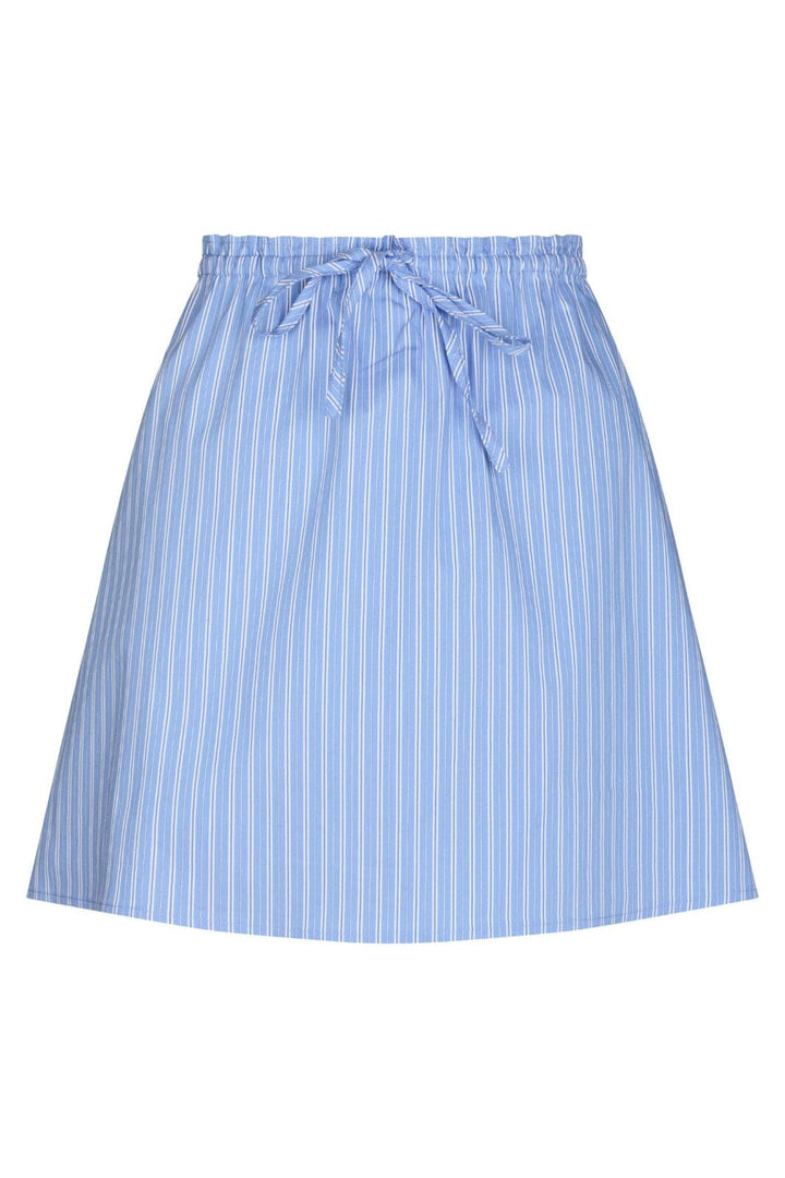 Neo Noir - Rimona Stripe Skirt 166086 - 145 - Light Blue