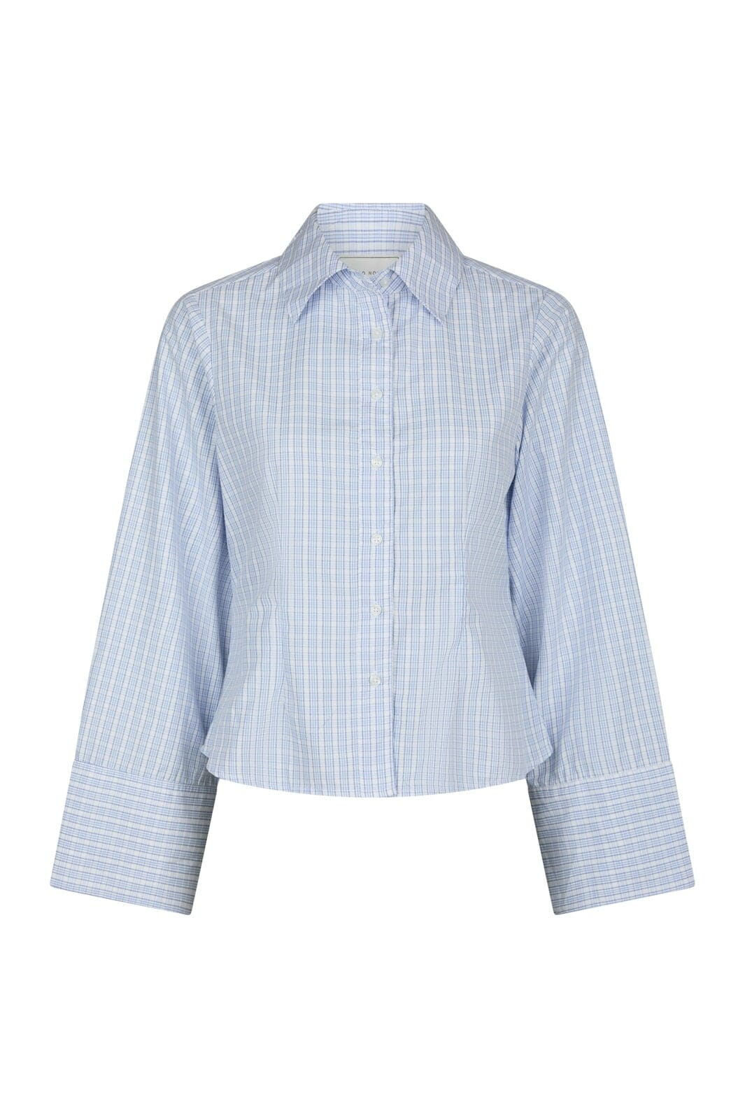 Neo Noir - Rosa Light Check Shirt 167942 - 145 - Light Blue